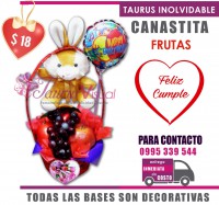 DISEÑO CANASTITA DE FRUTAS